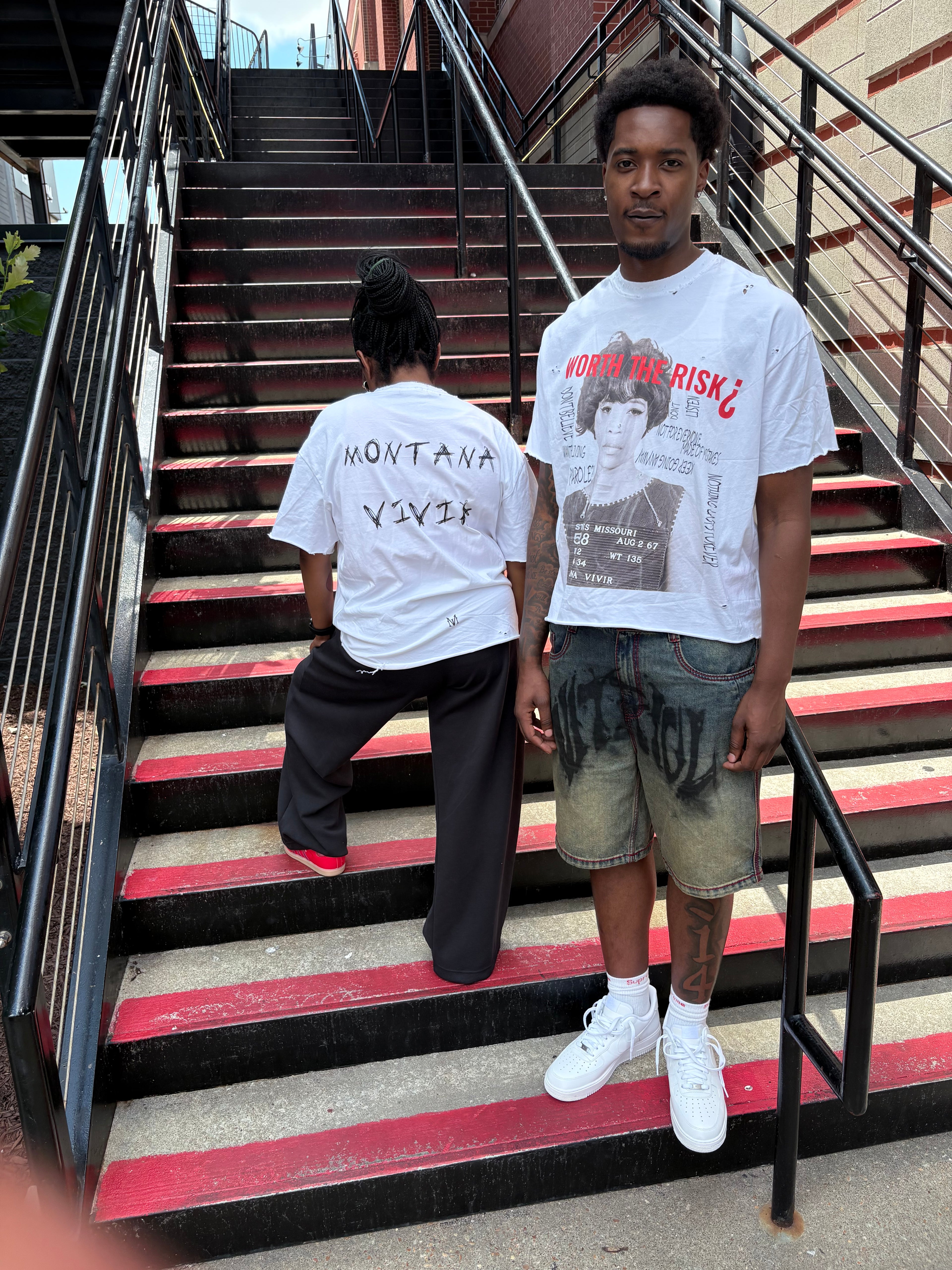Distressed Arrested Tee