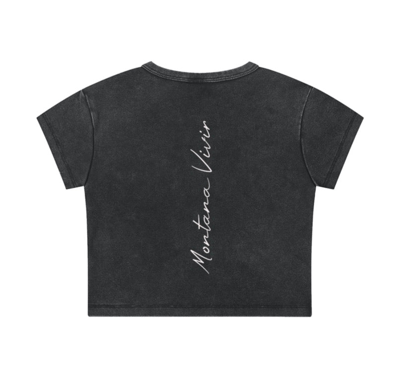 "Backbone" MV Crop Top