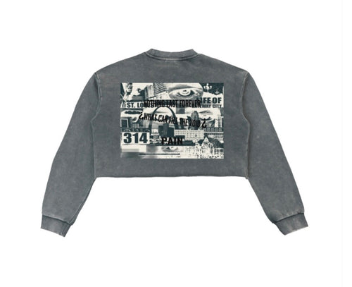 "Nothing Last" Cropped Sweater